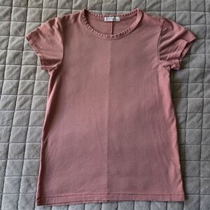 Rag&Bone Women's T-Shirt XS Pink Dusty Rose